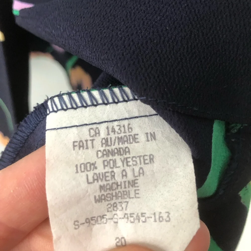 Miss ALLIAGE Floral Button Down Blouse |‎ Size L - Picture 3 of 5